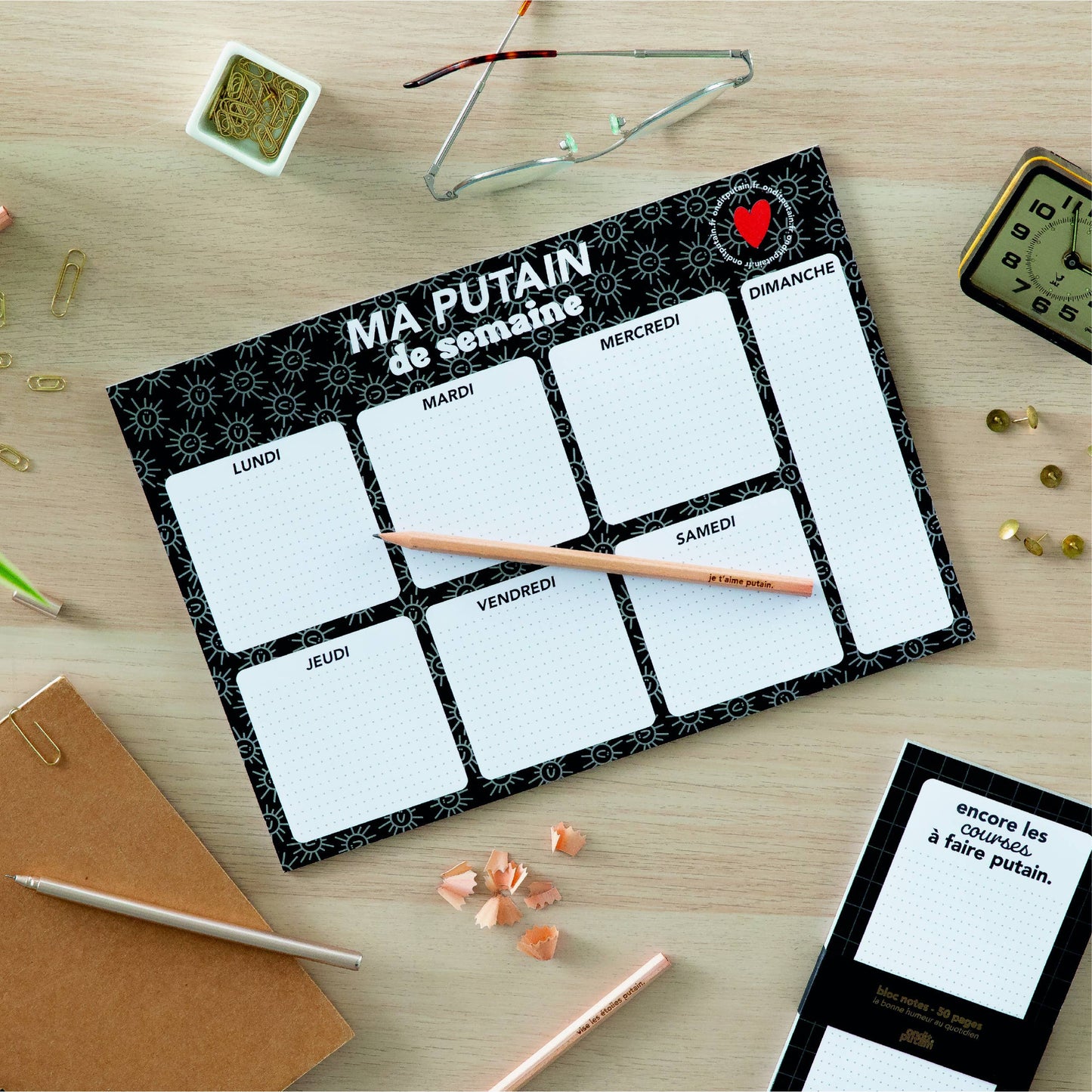 Bloc notes - Ma putain de semaine