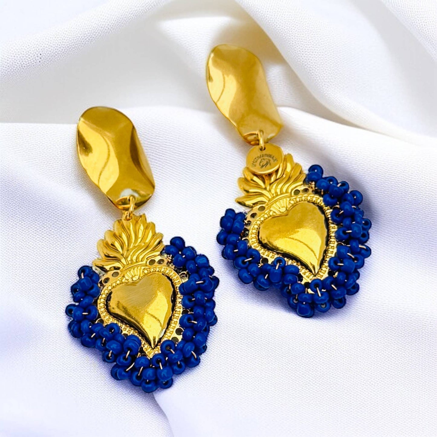 Mireio Earrings: Blue