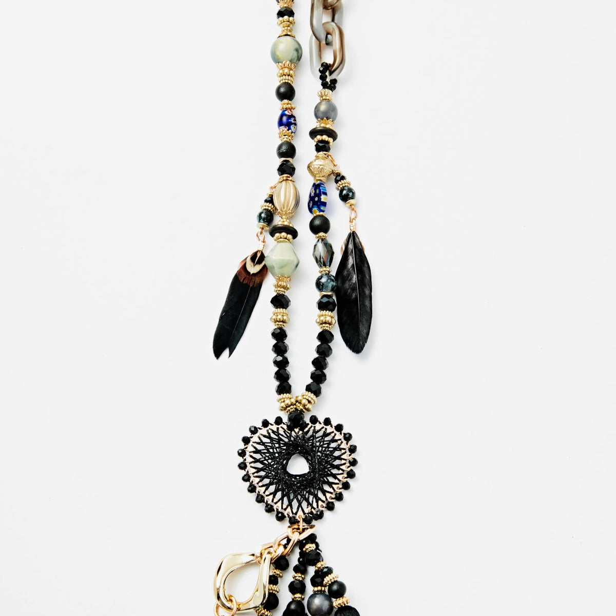 Collier sautoir résine - Delilah – photo 4 – Miss Cappuccino