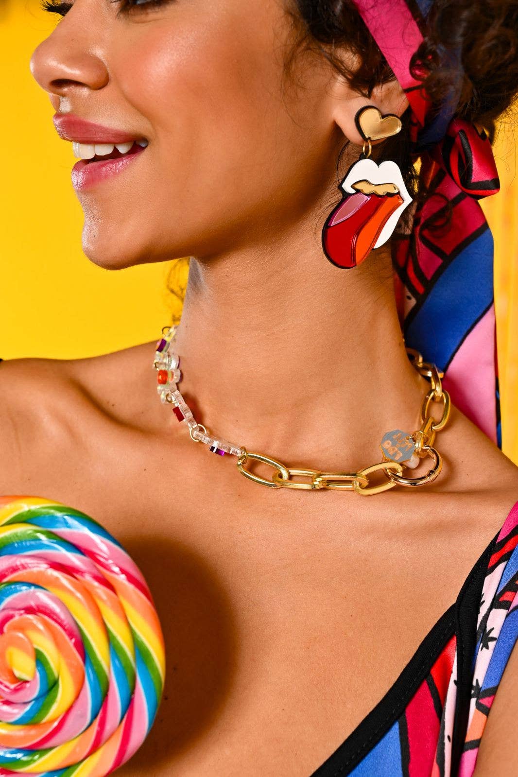 Boucles d'oreilles LICK ME