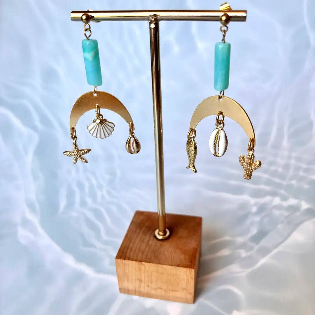 Boucles d'oreilles Moon over Capri