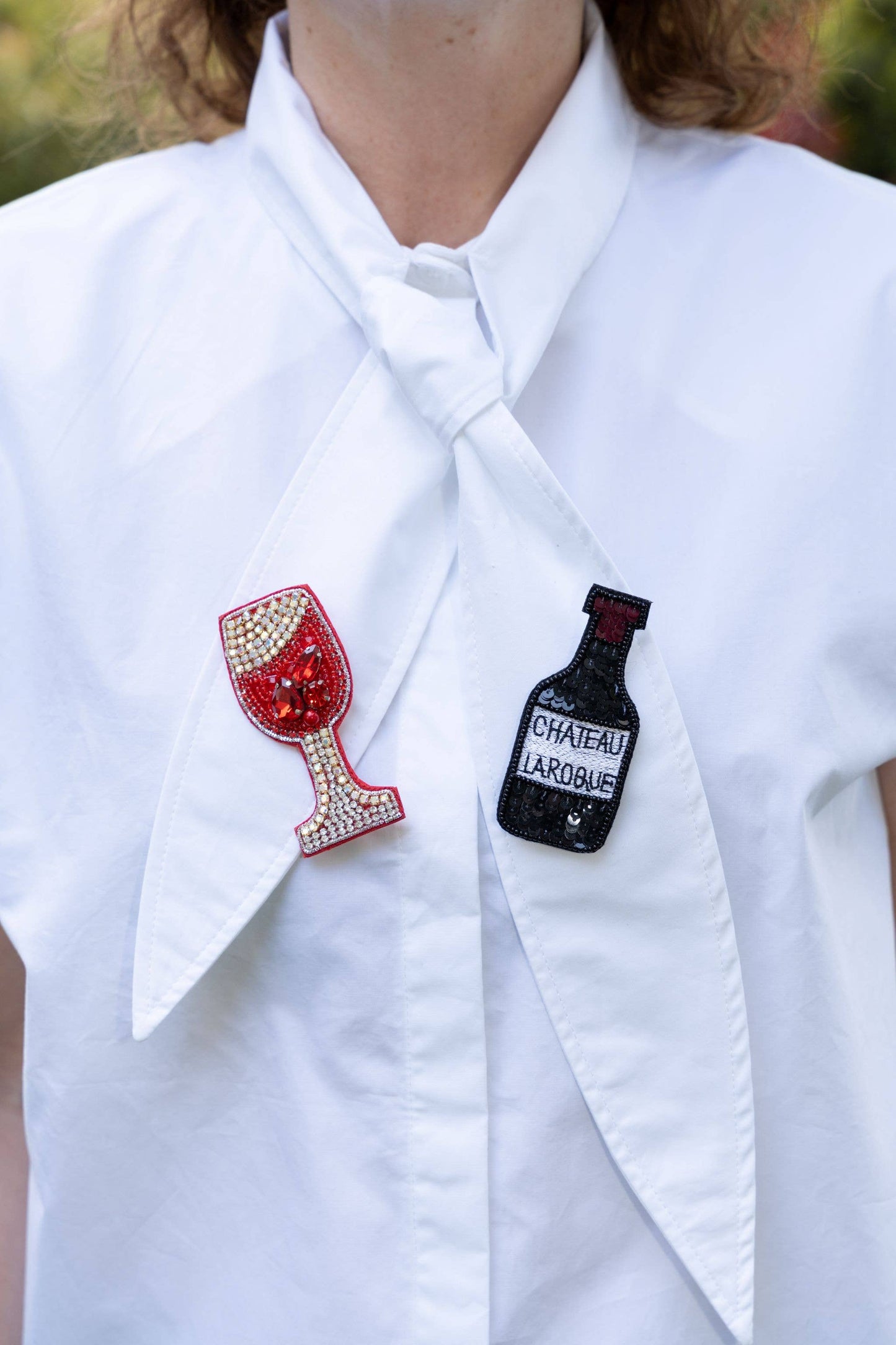 BROCHES VIN ROUGE