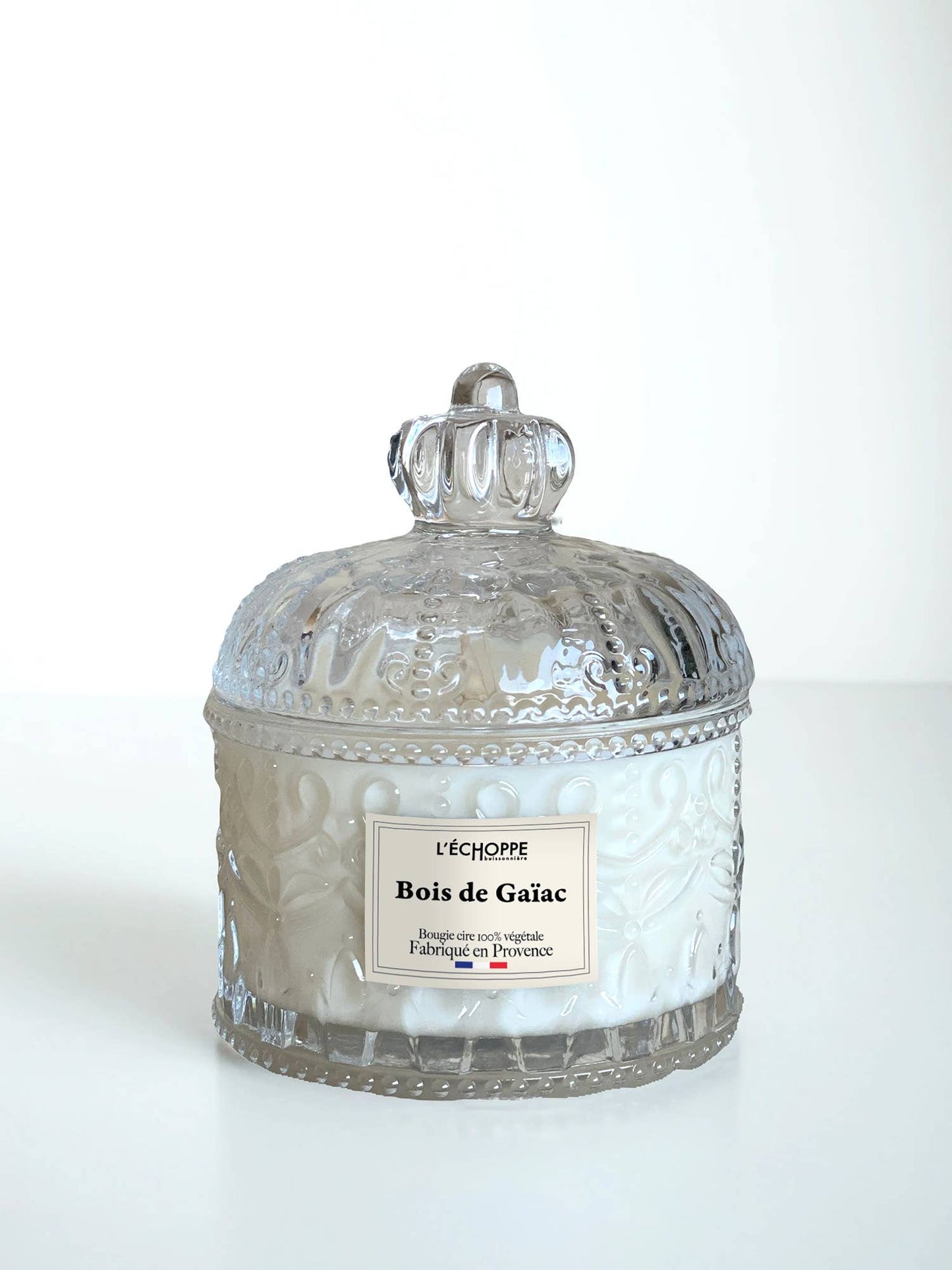 Bougie Parfumée Bonbonnière Dôme - Boisées et résineuses: Bois D'Ébène