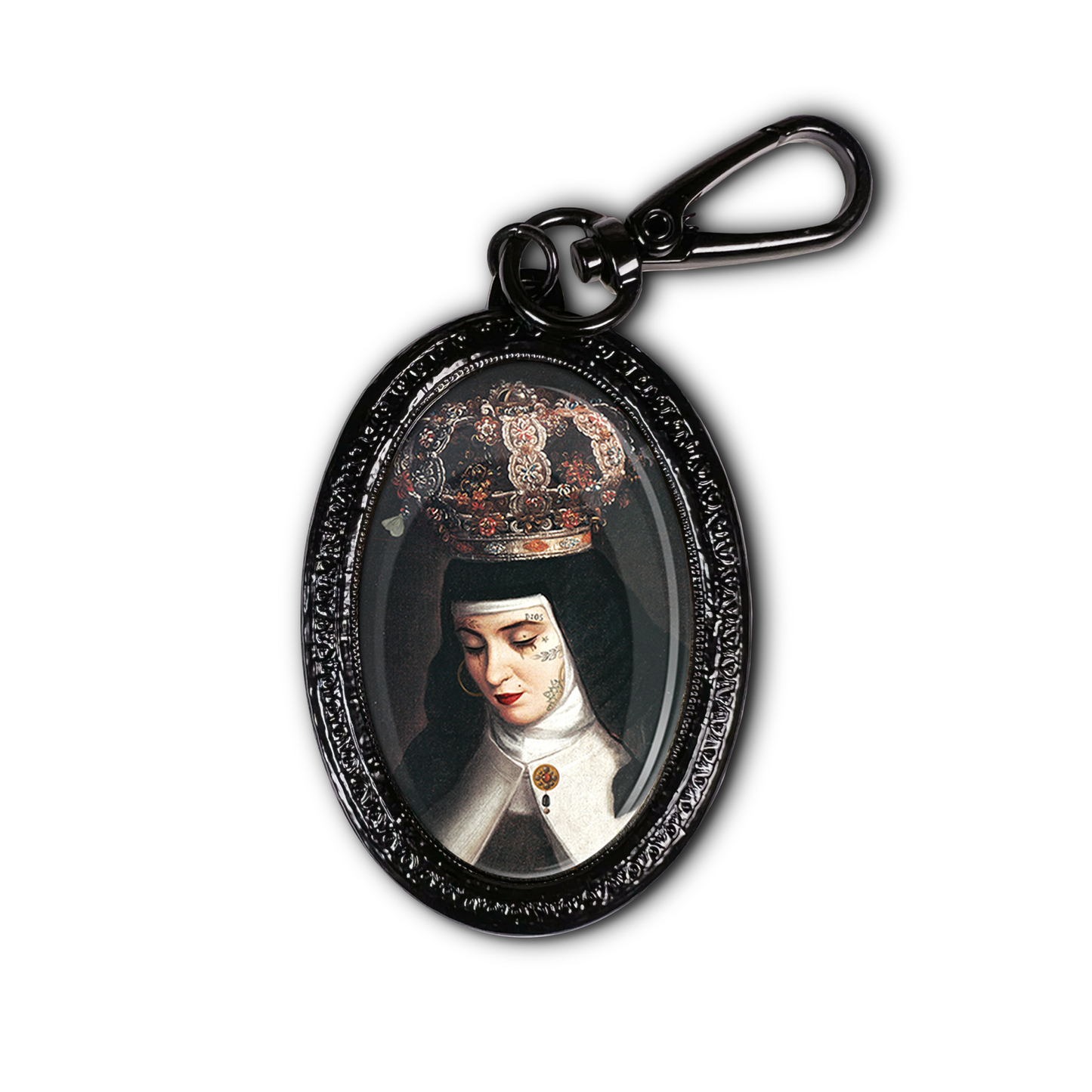 PORTE CLEFS NOIR PRAYER