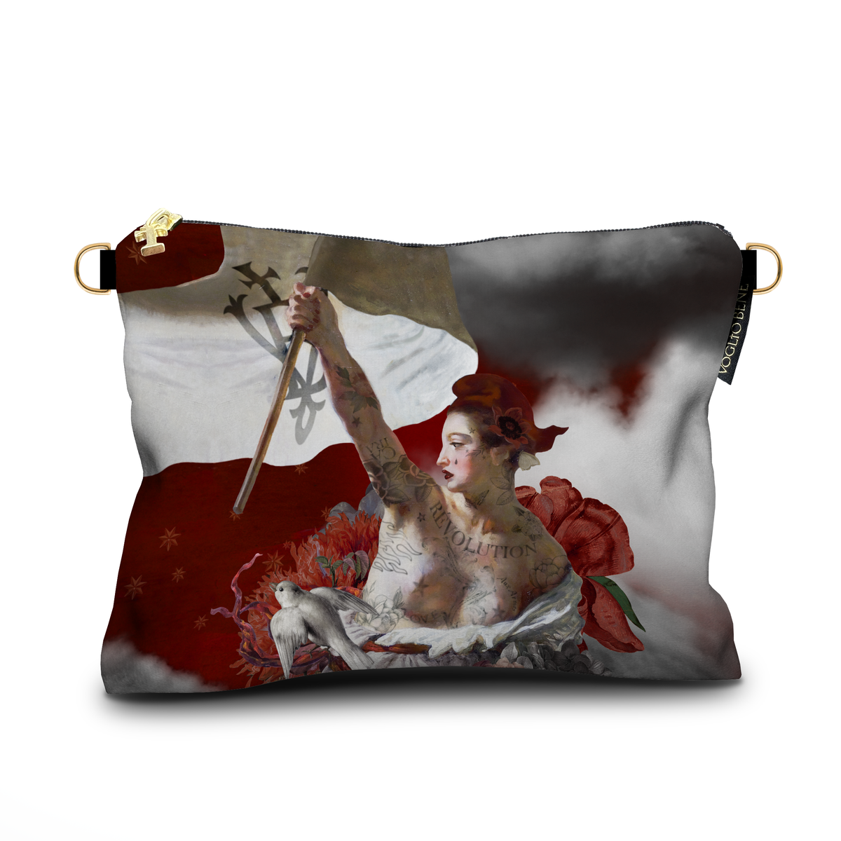 Trousse 22x30 La Liberté en velours