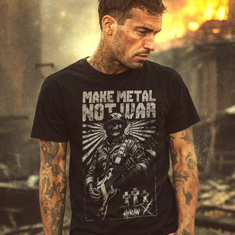 T-shirt Make metal: XL