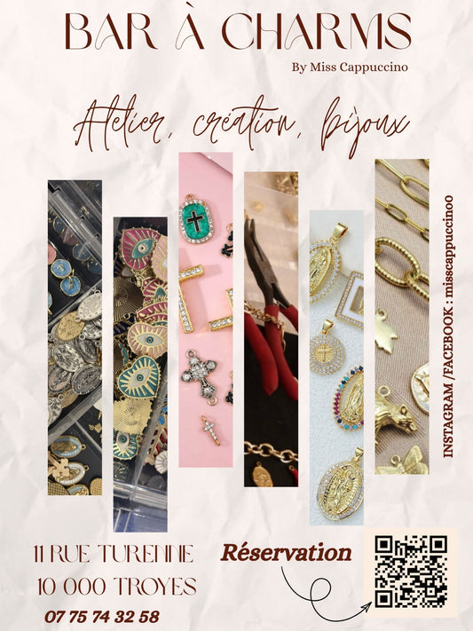 🎉Bar à Charms Troyes 🎉Les inscriptions sont ouvertes pour les ateliers bijoux !