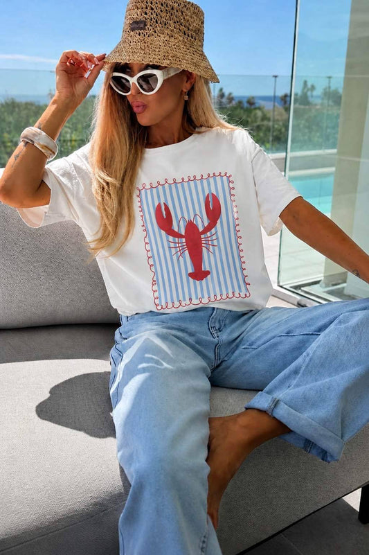 T Shirt Coton HOMARD Imprimé Tendance Qualité Premium