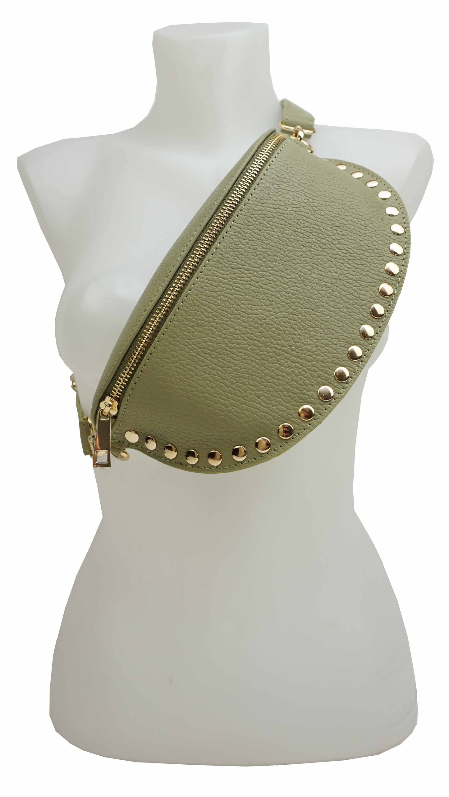 Sac Banane en cuir : Vert