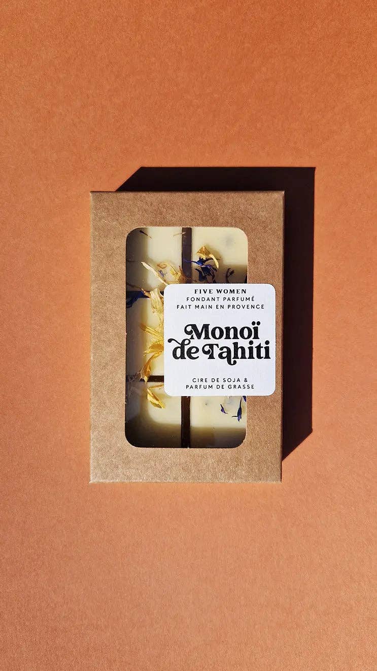 Fondants parfumés - senteur Monoï de Tahiti – photo principale – Miss Cappuccino