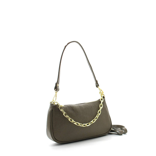Sac avec chaîne Lou: Taupe