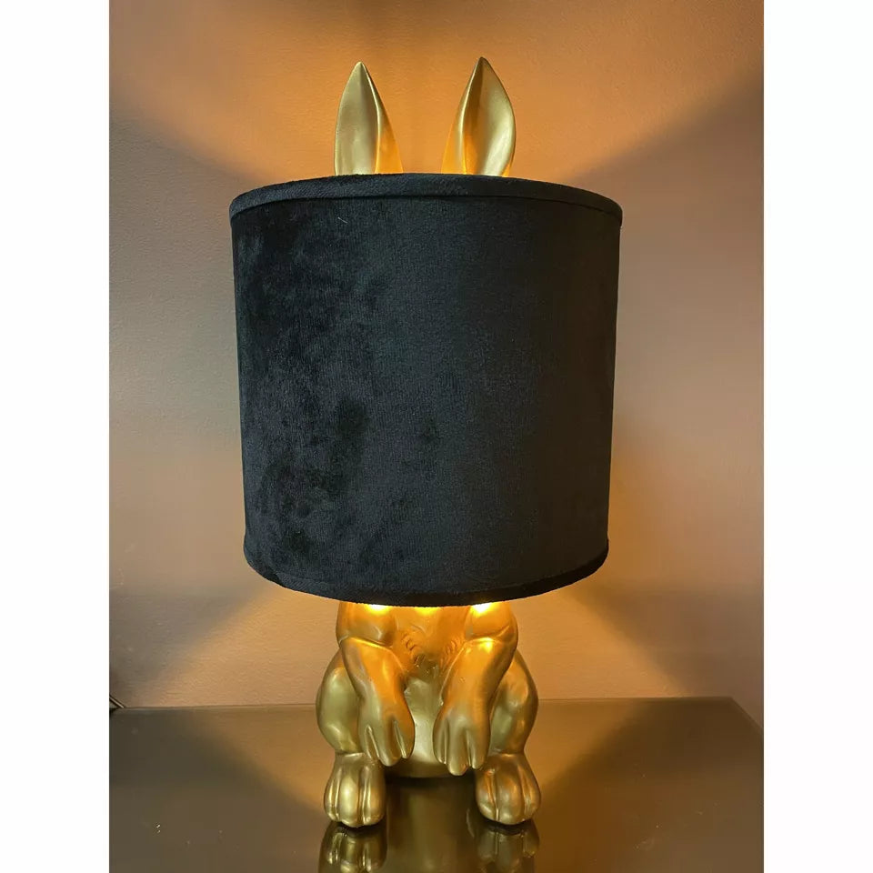 LAMPE Lapin Chanceux Or