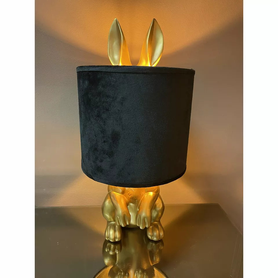 LAMPE Lapin Chanceux Or