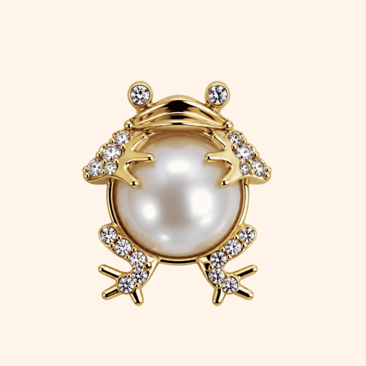 Bijou de bouton RAINETTE Perle de Lune – photo principale – Miss Cappuccino