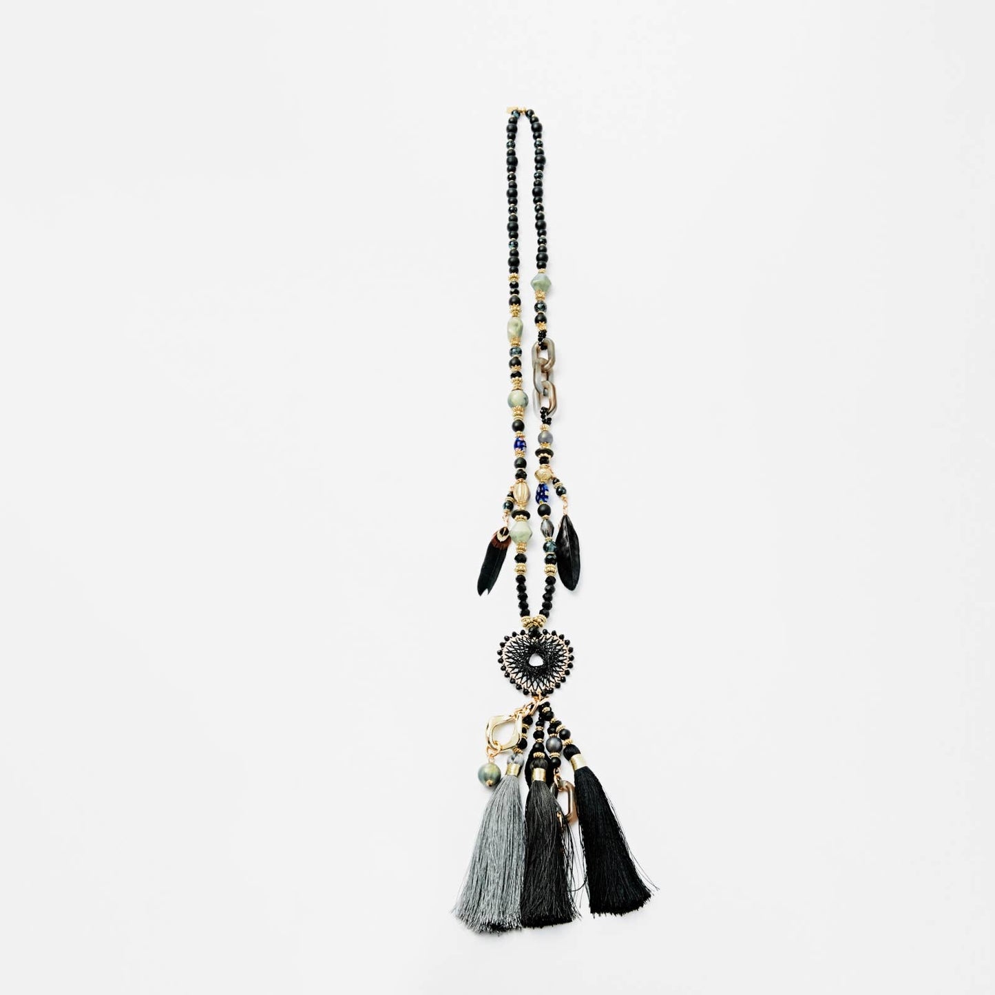 Collier sautoir résine - Delilah