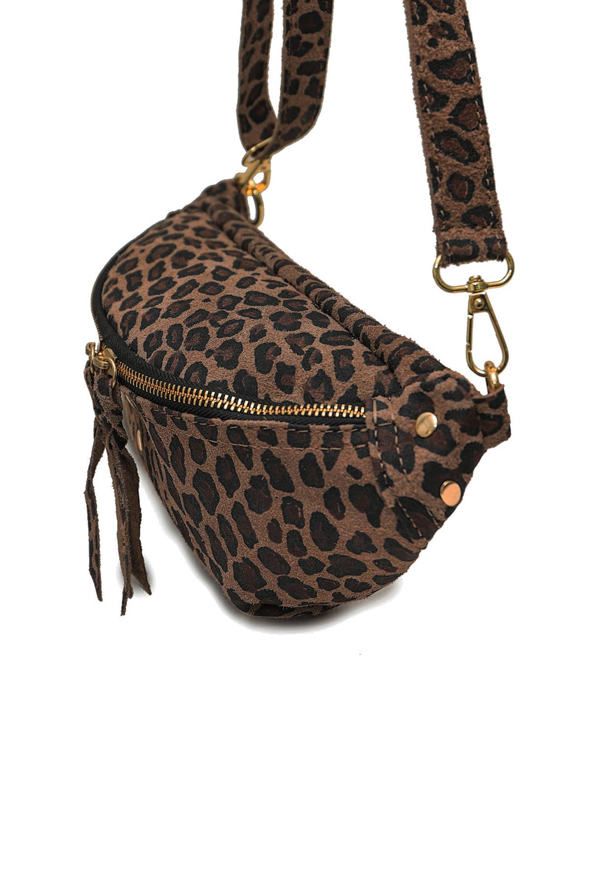 Sac NELLY LEOPARD Léopard Marron