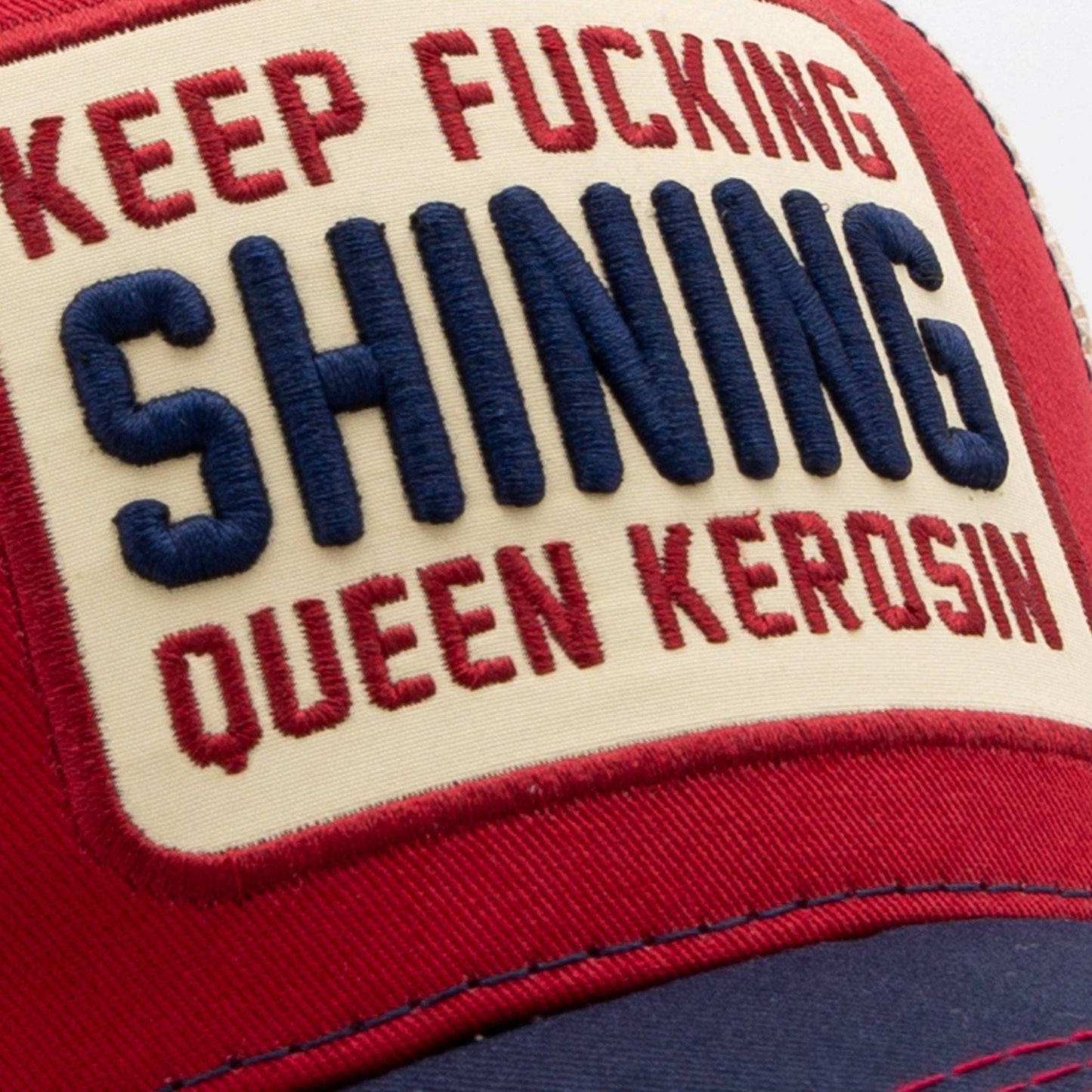 Casquette «Continue de Briller»: Rouge / Taille unique