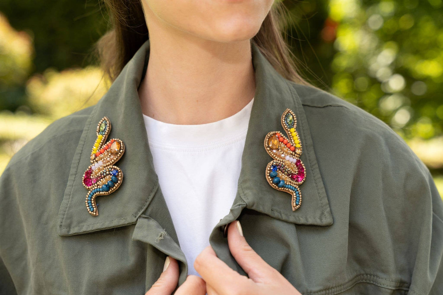 BROCHE Serpent