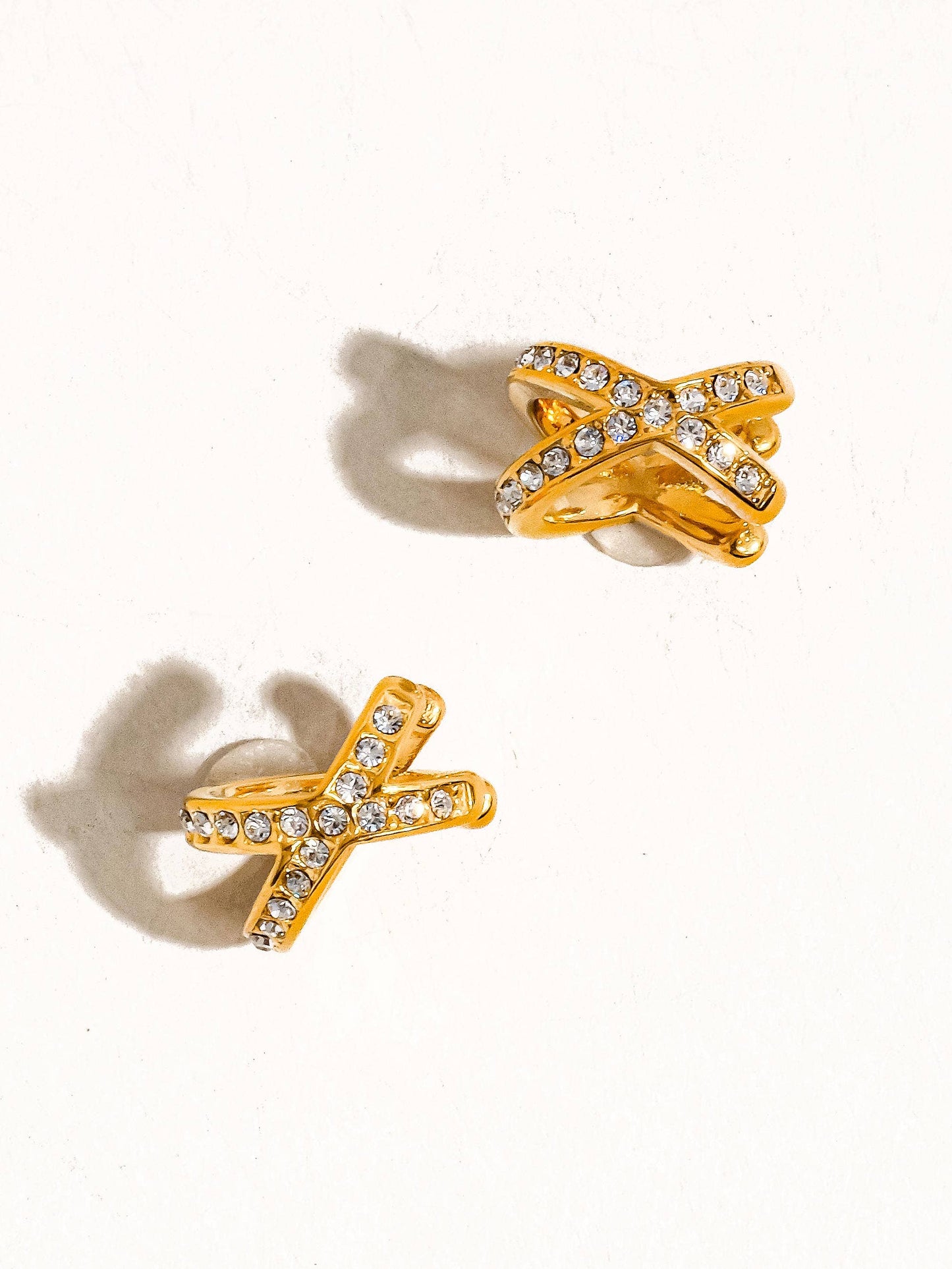 Bijou d’oreille plaquée or 18 carats 1P