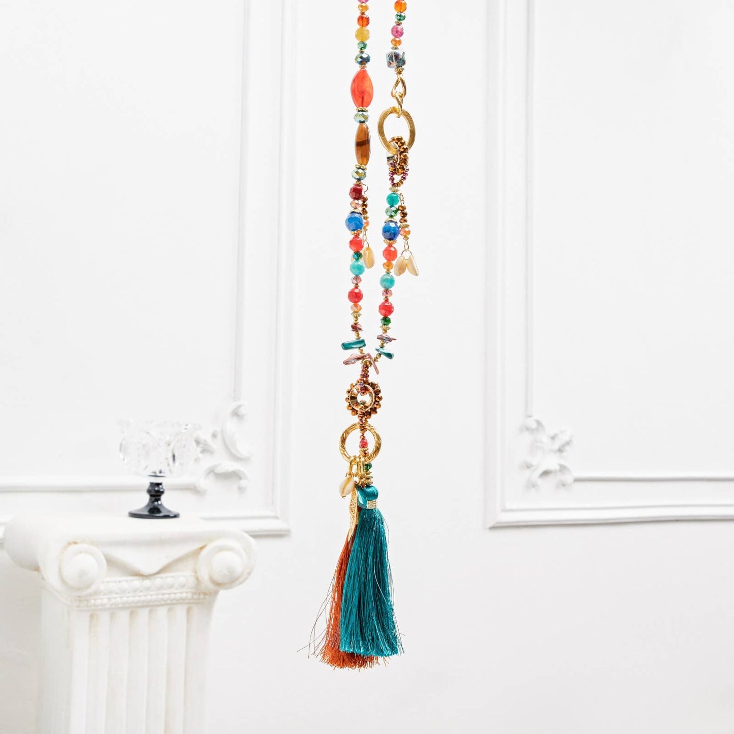 Collier sautoir résine - Danielle