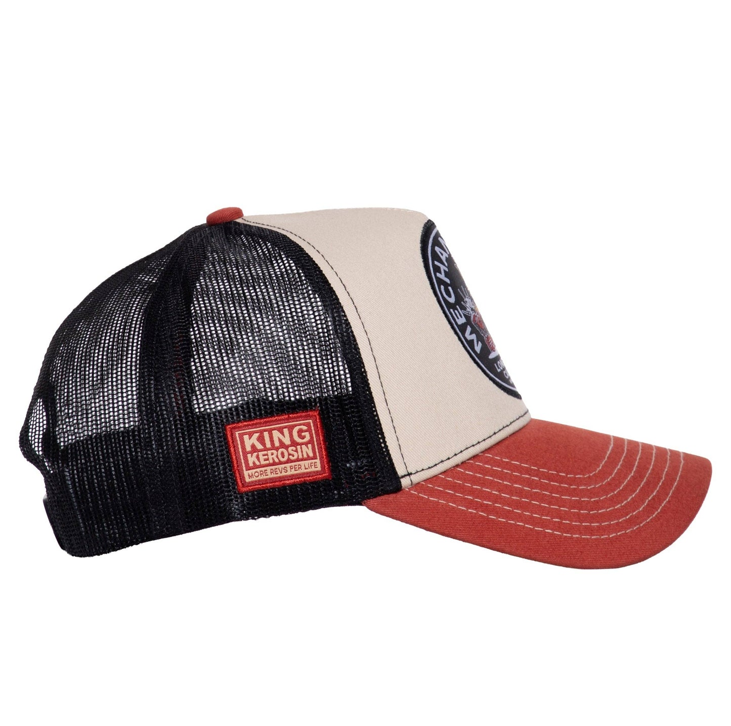 Casquette « Mechanic Crew » KING KEROSIN: Beige / Taille unique