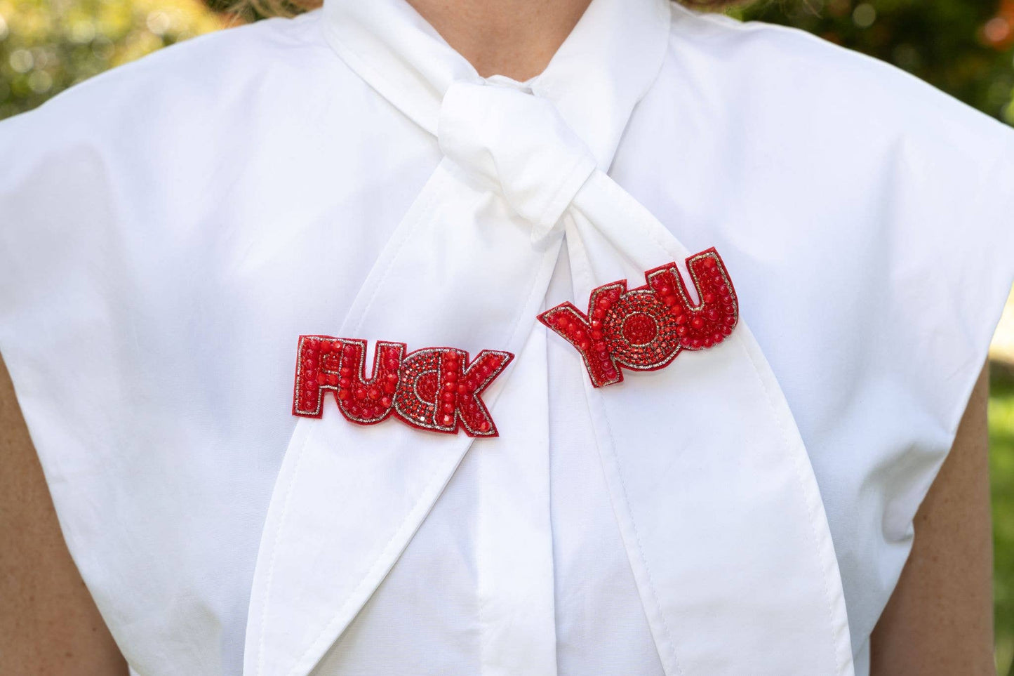 BROCHES  VA TE FAIRE FOUTRE
