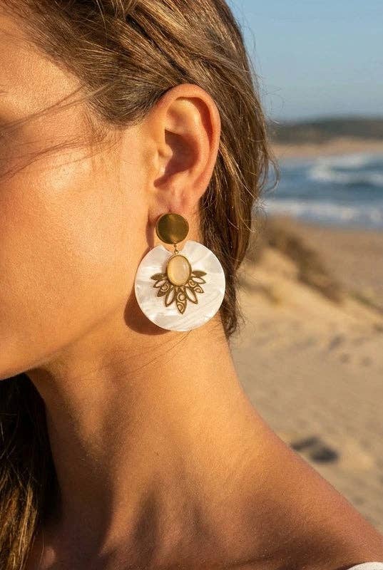 Boucles d’oreilles lucie BLANC