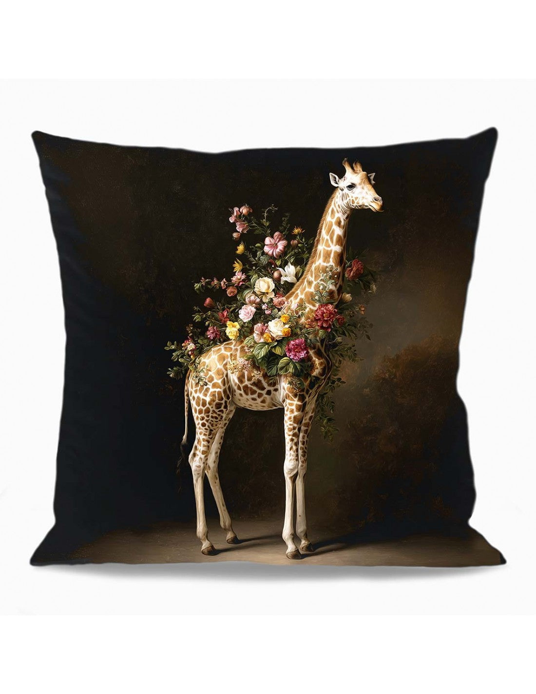 HOUSSE DE COUSSIN GIRAFE 50x50