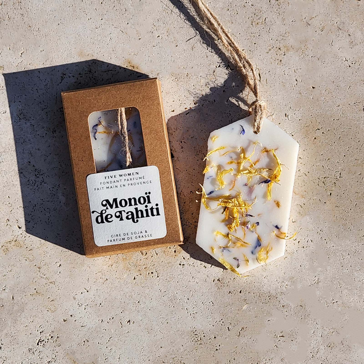 Suspension de cire parfumée - Monoï de Tahiti – photo principale – Miss Cappuccino