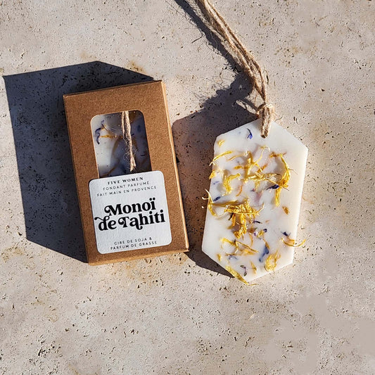 Suspension de cire parfumée - Monoï de Tahiti – photo principale – Miss Cappuccino