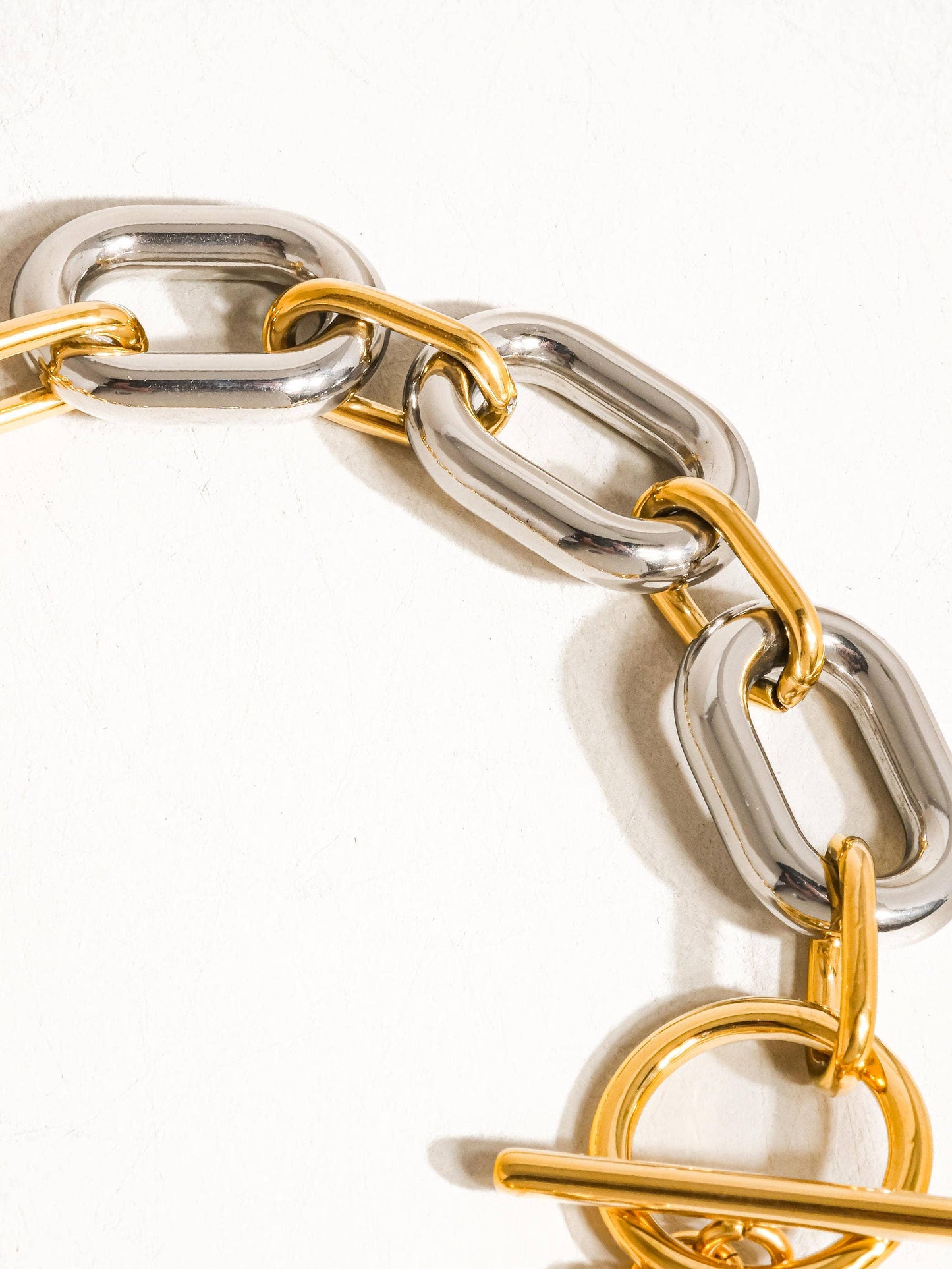 Bracelet multi-chaînes doré 18 carats