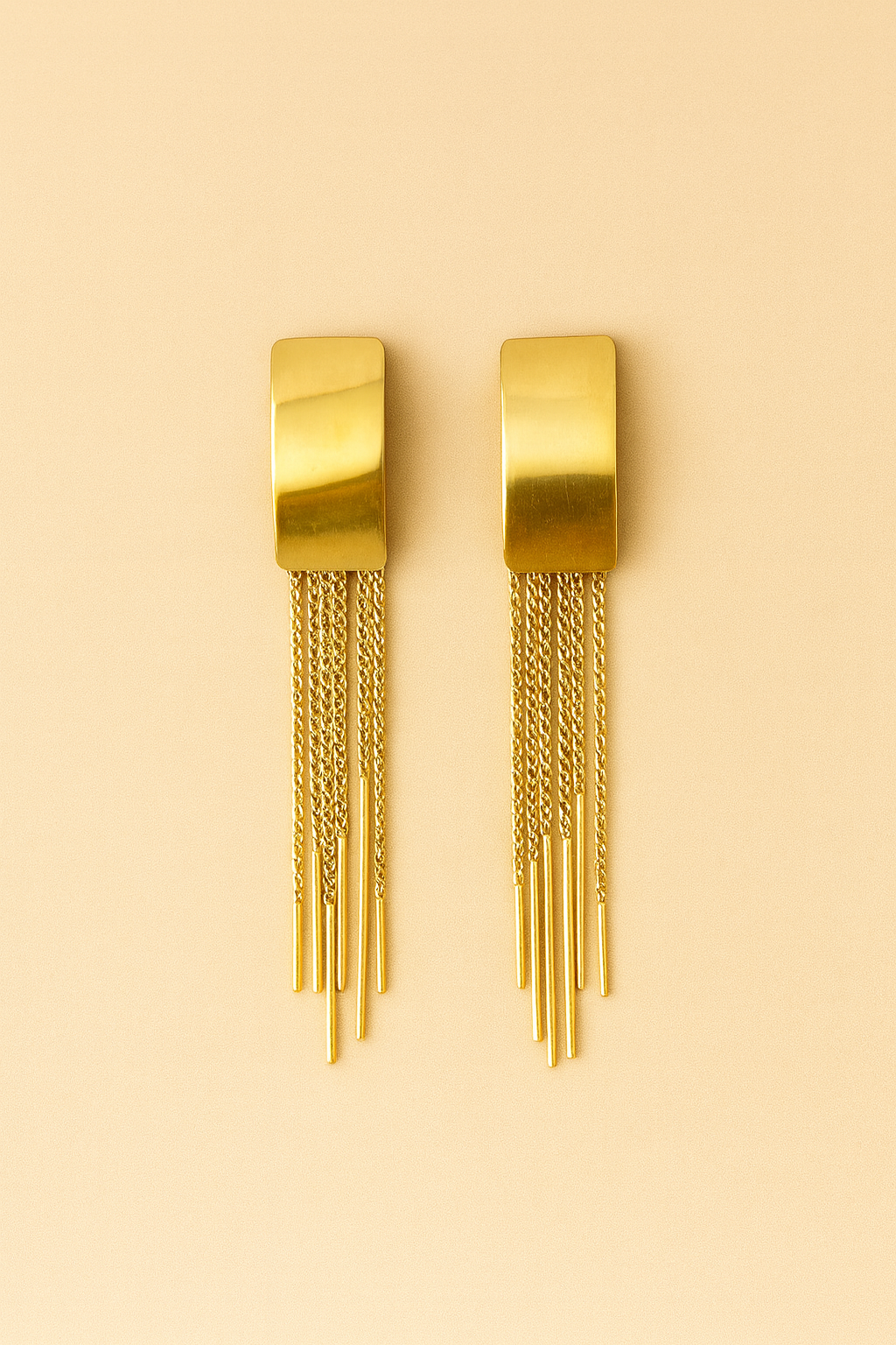 Boucles d’oreilles en acier inoxydable Éclat de feu d’âme – photo 3 – Miss Cappuccino