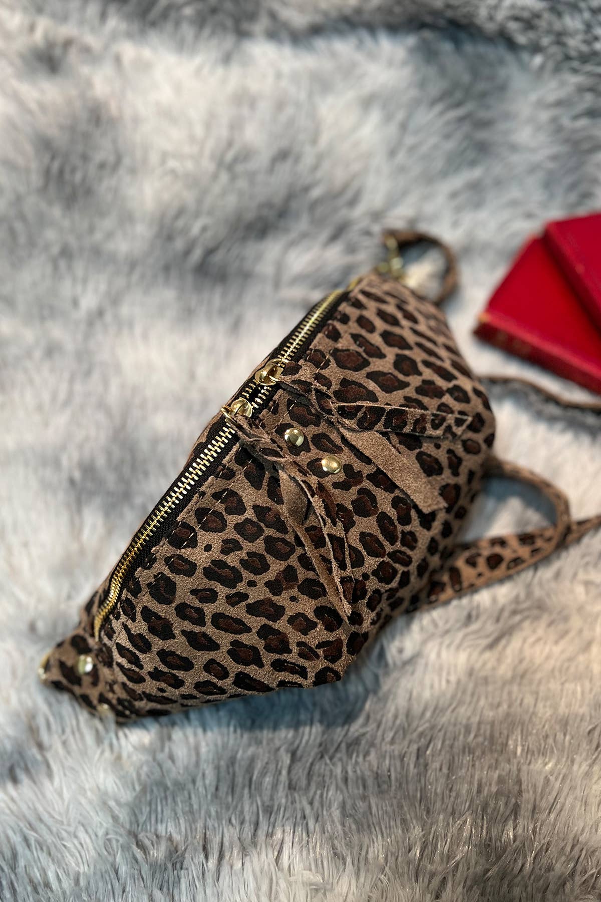 Sac NELLY LEOPARD Léopard Marron