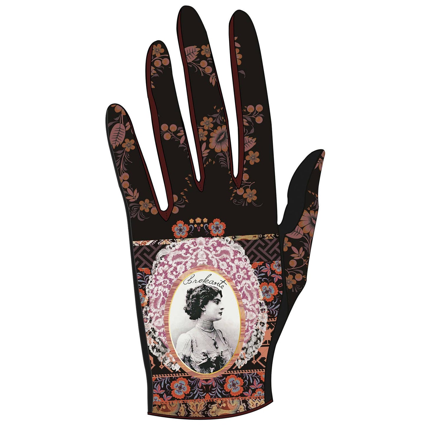 Gants avec empiècements cuir BUDAPEST: S