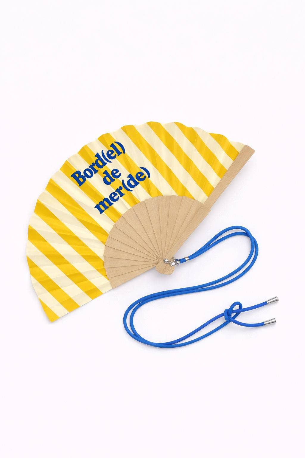 Eventail avec Bandoulière et Boîte Cadeau Bord(el) de Mer(de
