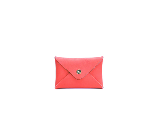 Porte monnaie carte cuir: Rose S