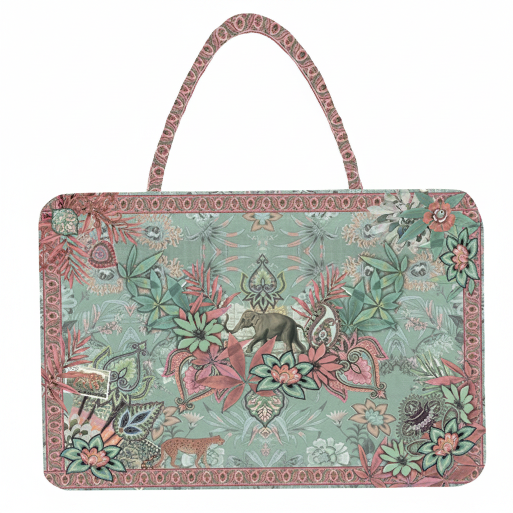 Tote bag TAJ MAHAL JADE