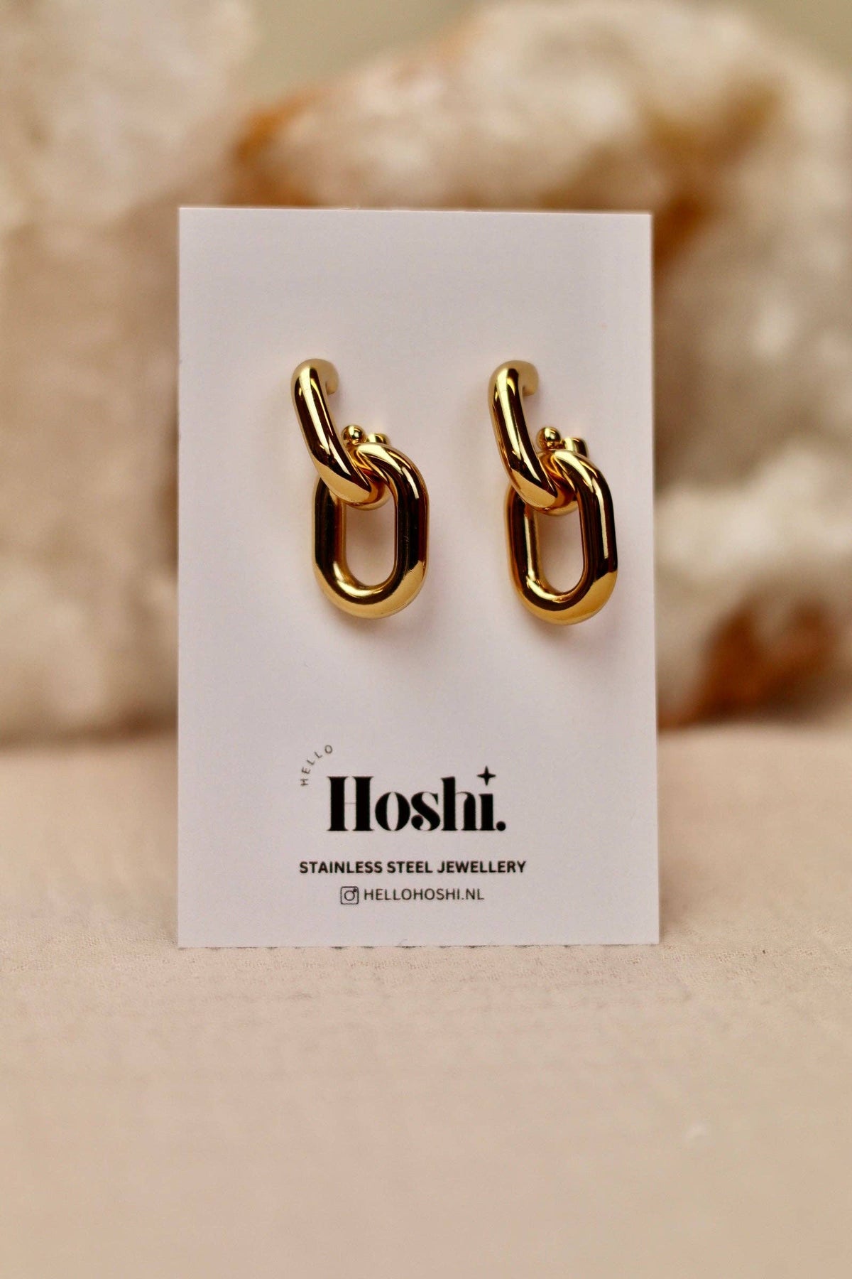 Boucles d’oreilles Atelier soleil en acier inoxydable – photo 2 – Miss Cappuccino