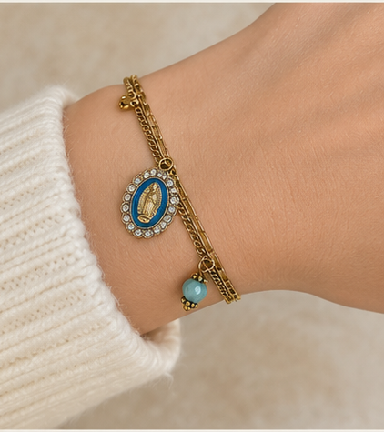 Bracelet médaille, Virginie