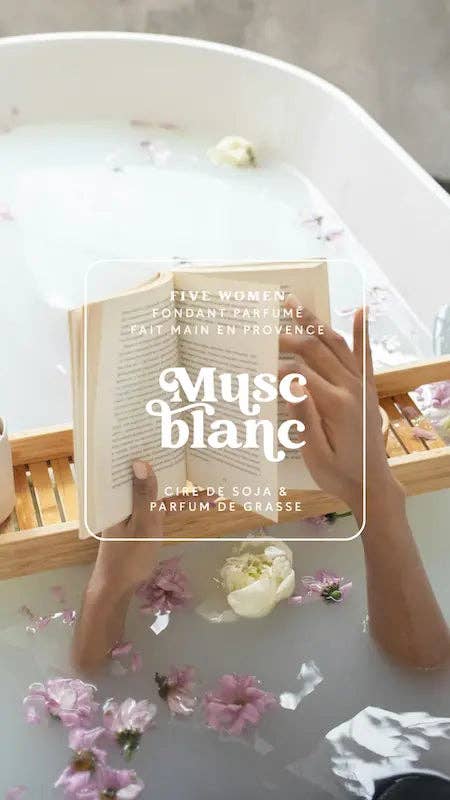 Fondants parfumés - senteur Musc blanc – photo 2 – Miss Cappuccino
