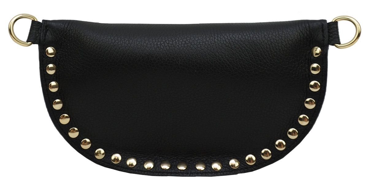 Sac Banane en cuir Noir – photo 4 – Miss Cappuccino