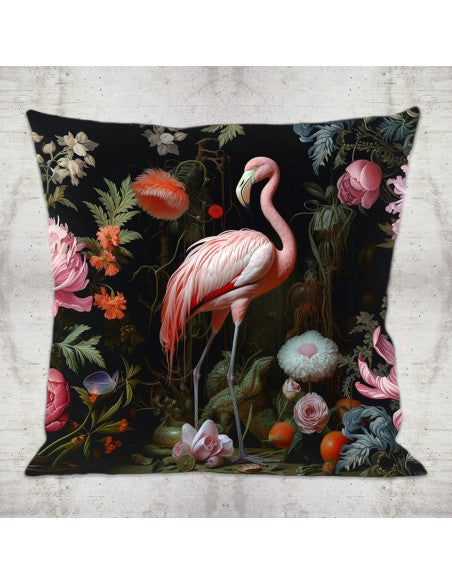 HOUSSE DE COUSSIN FLAMINGO 50x50