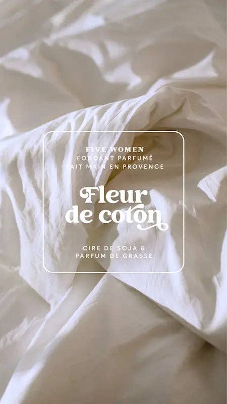 Suspension de cire parfumée - Fleur de coton – photo 3 – Miss Cappuccino
