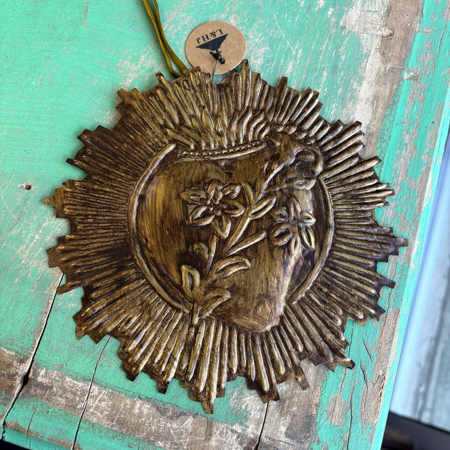 Sacré-cœur de la Sainte Famille en forme de rayons ronds: Cœur Immaculé