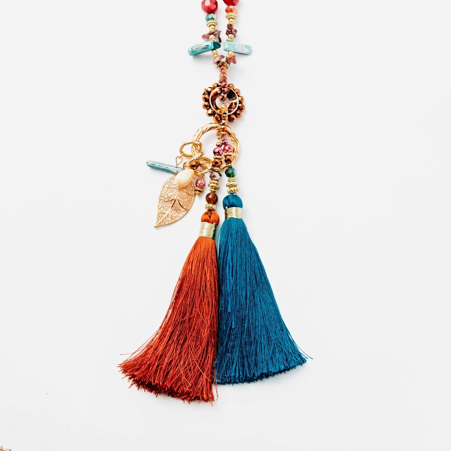 Collier sautoir résine - Danielle