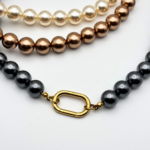 Collier AUDACIEUX à clipper – Ematite