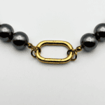 Collier AUDACIEUX à clipper – Ematite