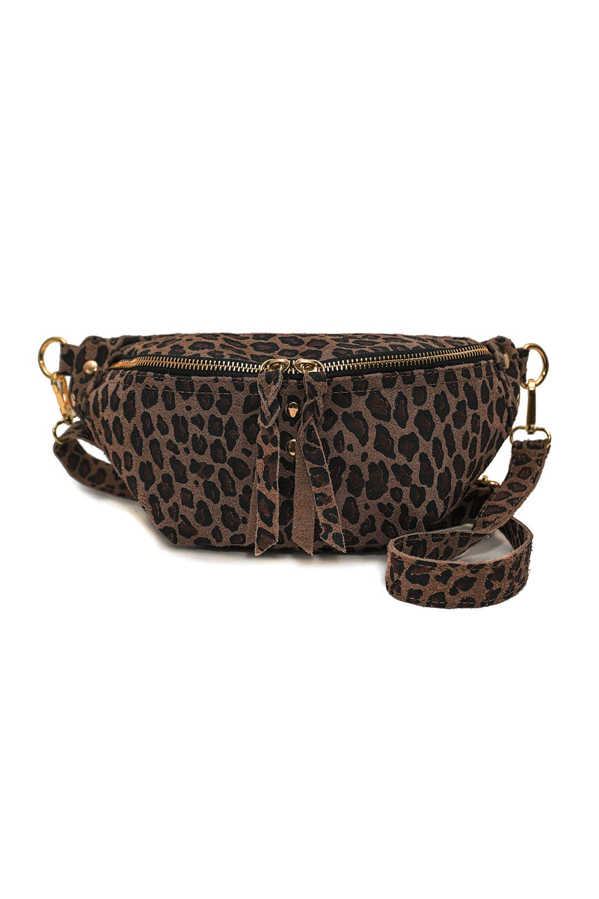 Sac NELLY LEOPARD Léopard Marron