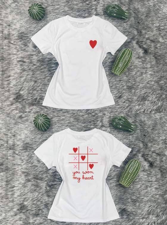 T Shirt Coton LOVE Imprimé Tendance Qualité Premium