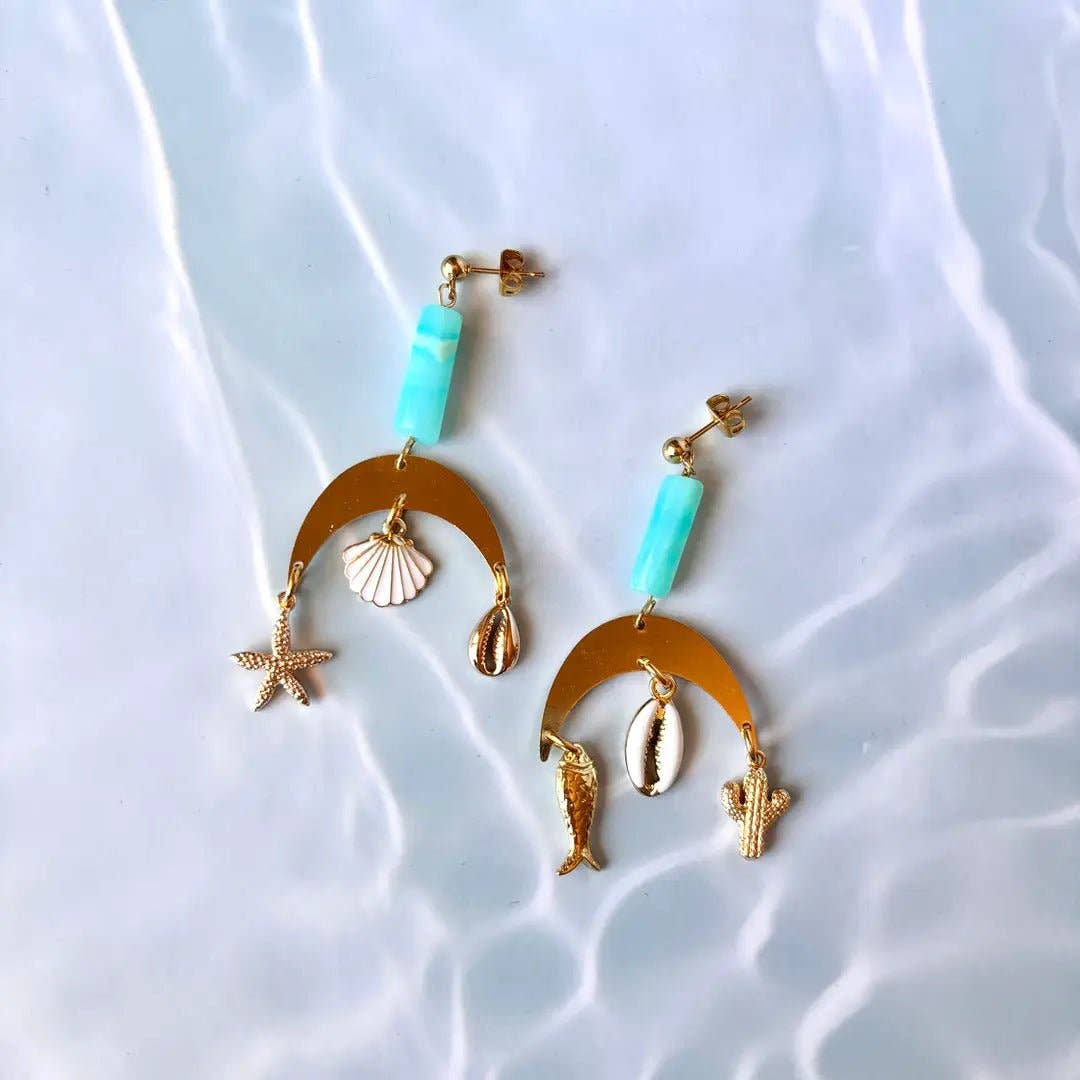 Boucles d'oreilles Moon over Capri